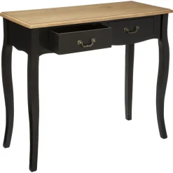 3S. x Home Console 2 Tiroirs Noir Chrysa Online