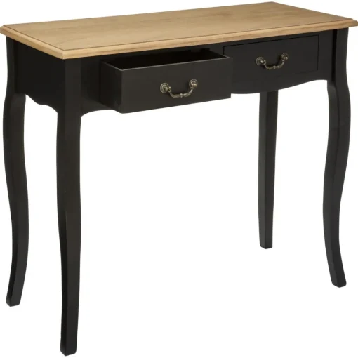 3S. x Home Console 2 Tiroirs Noir Chrysa Online
