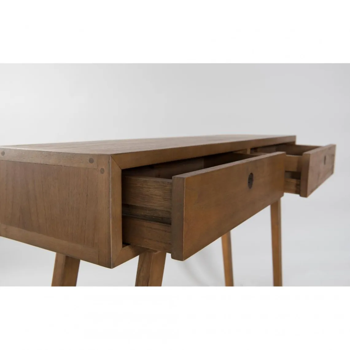 Macabane Console 2 tiroirs style scandinave - Cannelle New