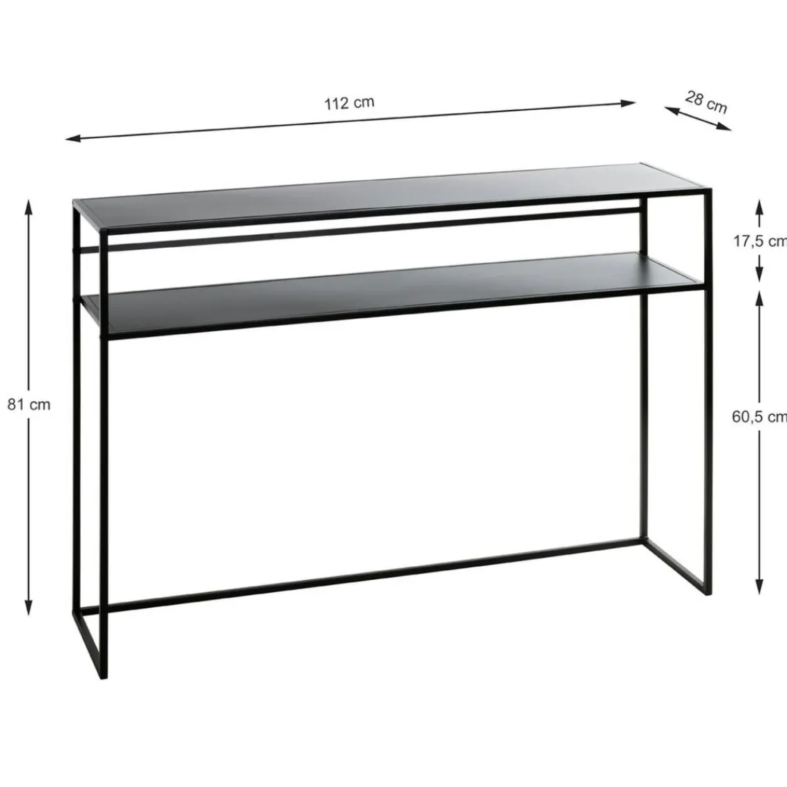 3S. x Home Console acier laqué noir Sale