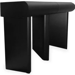 3S. x Home Console design 2 tiroirs avec pieds obliques Mezade Noir Online