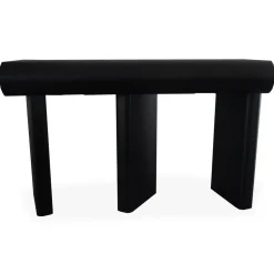 3S. x Home Console design 2 tiroirs avec pieds obliques Mezade Noir Online