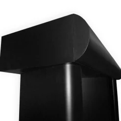 3S. x Home Console design 2 tiroirs avec pieds obliques Mezade Noir Online