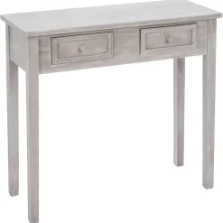 3S. x Home Console en bois naturel Blanc Sale
