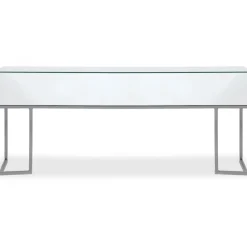 3S. x Home Console en Miroir NARCISSO pieds Argent Hot