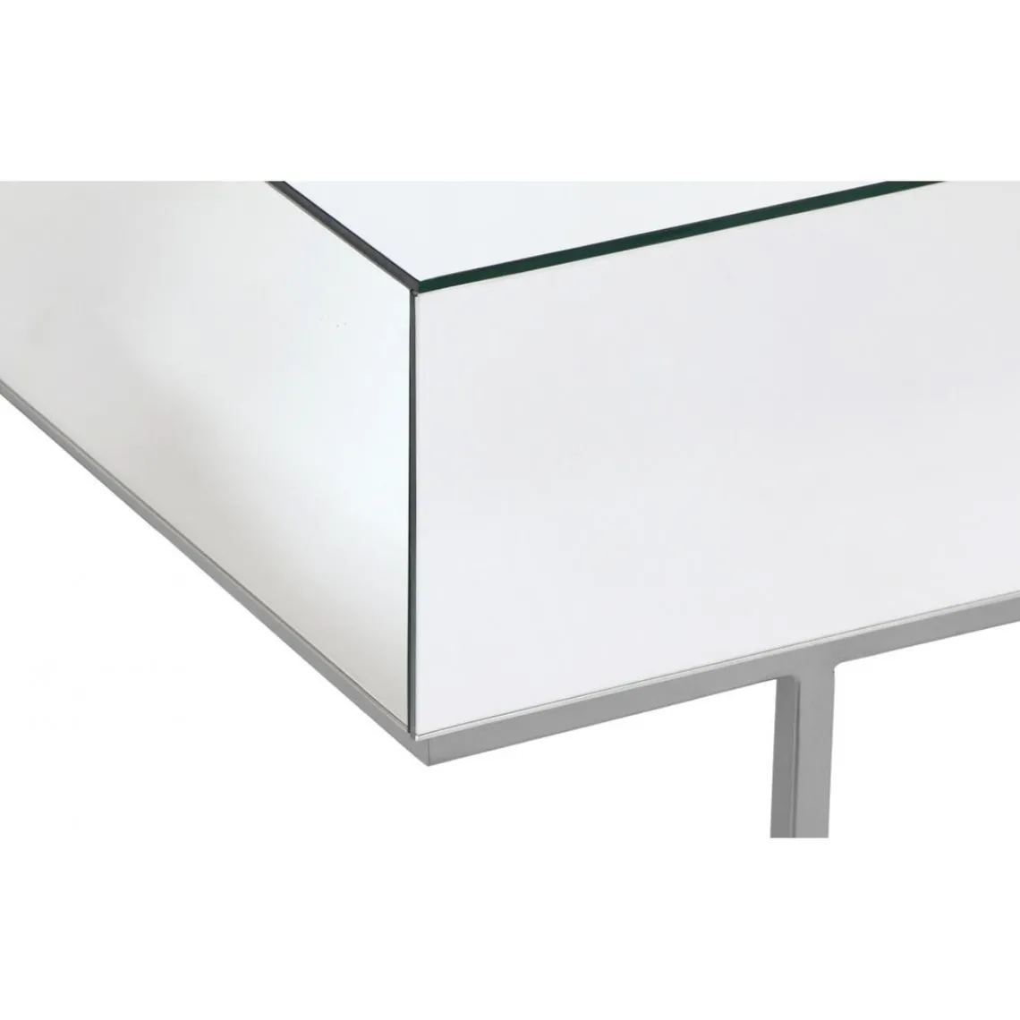 3S. x Home Console en Miroir NARCISSO pieds Argent Hot