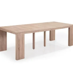 3S. x Home Console extensible chêne clair 250cm mat CHICAGO Hot