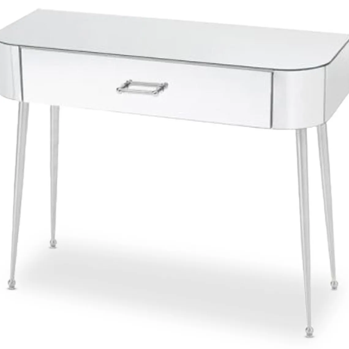 3S. x Home Console FANTASIO 1 Tiroir Miroir Et Argent Hot