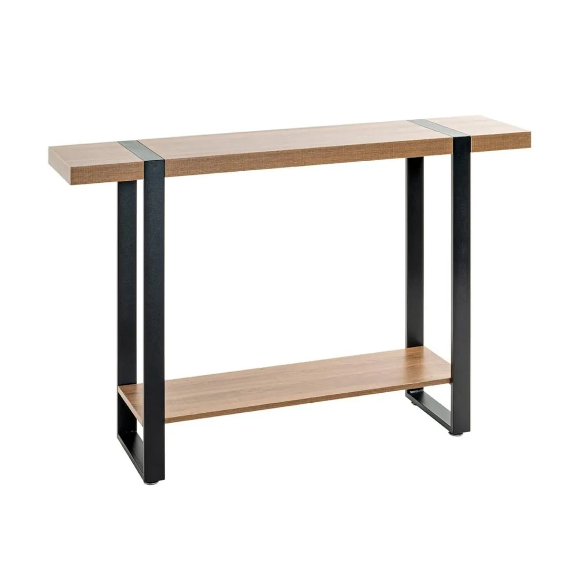 3S. x Home Console finition chêne et structure en acier Online