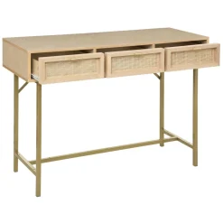 3S. x Home Console RAYO 3 Tiroirs Cannage Discount