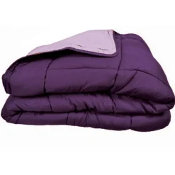 Toison d’or Couette chaude bicolore COCOON prune/parme Outlet