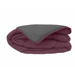 Toison d’or Couette chaude bicolore COCOON prune/acier Outlet