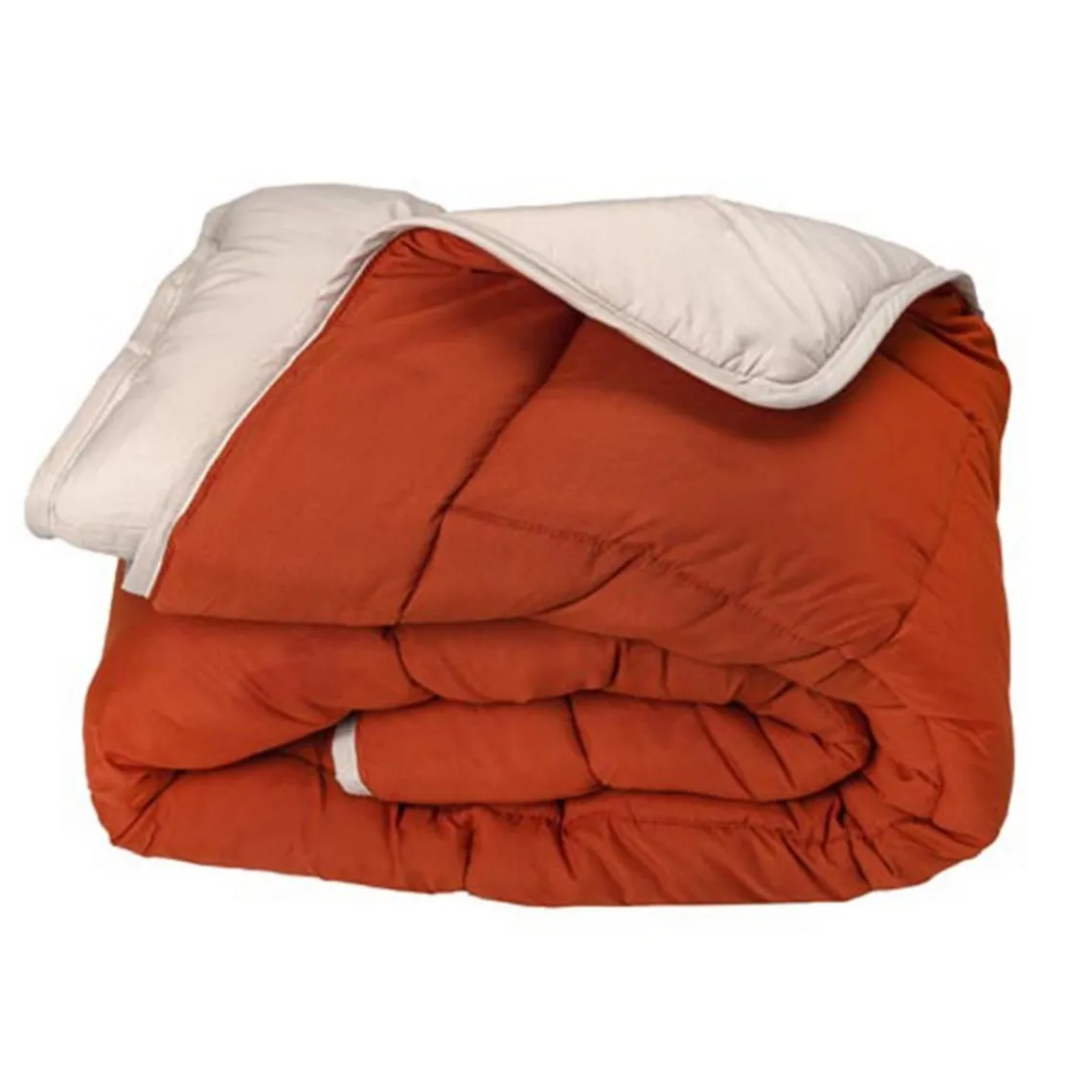 Toison d’or Couette chaude bicolore COCOON gingembre/galet Sale