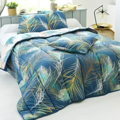 Becquet Couette chaude PLUMA 140x200 bleu 400G Outlet