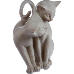 3S. x Home Couple de chat en résine calin Online