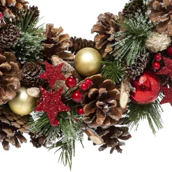 3S. x Home Couronne de Noël houx étoile Online