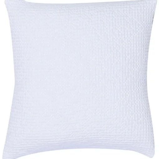 Maison Vivaraise Coussin coton Maia Blanc Discount