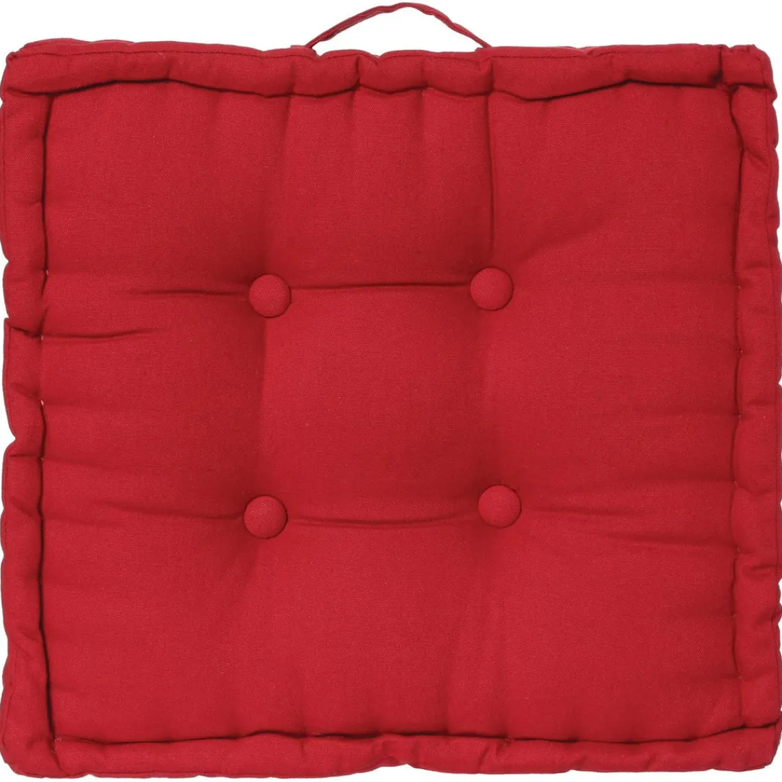 3S. x Home Coussin de sol rouge 40x40 Clearance