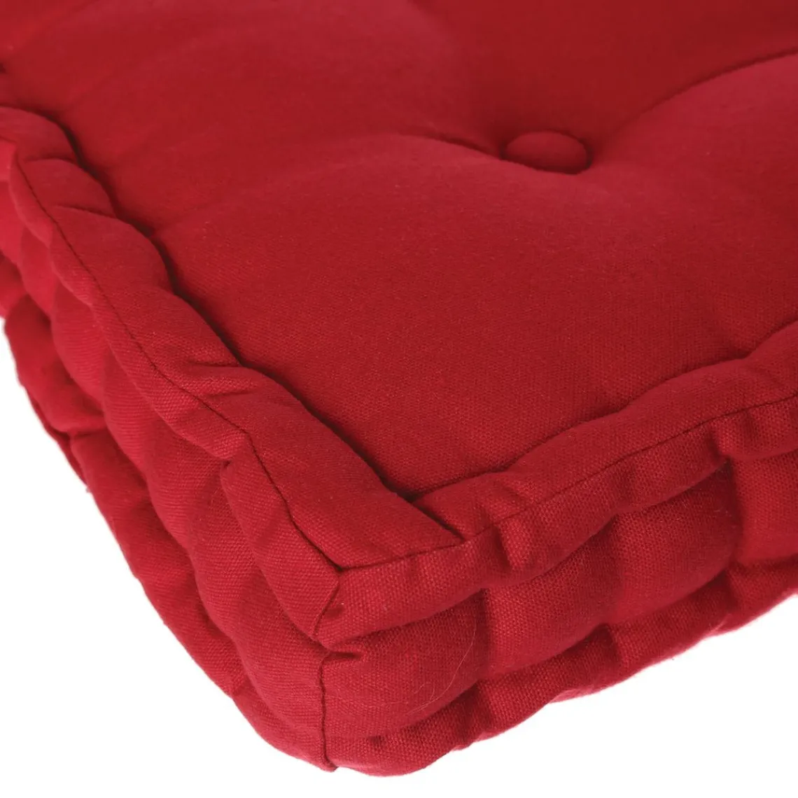 3S. x Home Coussin de sol rouge 40x40 Clearance