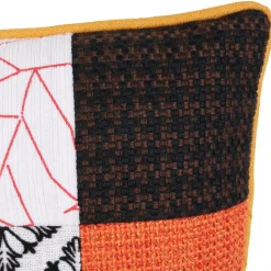 3S. x Home Coussin déhoussable patchwork RIVERA