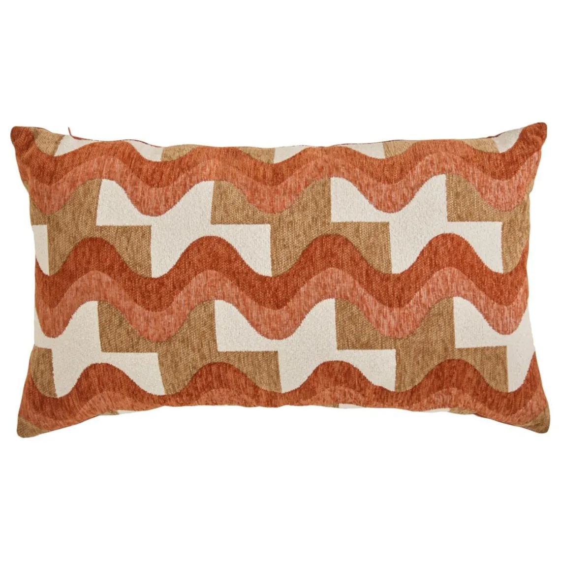3S. x Home Coussin Floe 58x38cm - Ambre Hot
