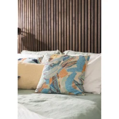 Maison Vivaraise Coussin imprimé DORI Lagon Clearance