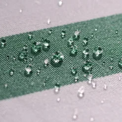 Becquet Coussin matelas en polyester PORNIC 48 x 48 cm rayé d'extérieur vert foncé