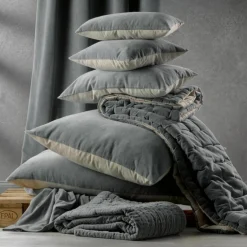 Maison Vivaraise Coussin uni Elise Tonnerre 30 x 50 Clearance