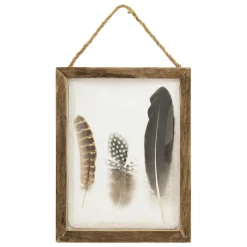 3S. x Home Déco murale bombée plume Jonas Bois Hot