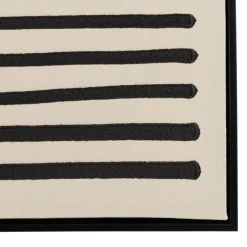 Macabane Décoration murale A lignes abstraites, cadre noir HOMER