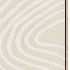 Macabane Décoration murale A lignes abstraites, cadre naturel HOMER Hot