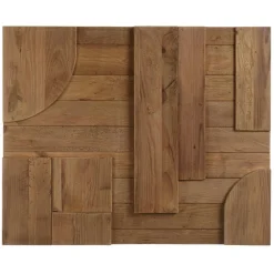 Macabane Décoration murale B formes géométriques en Pin recyclé SANDY Marron Online