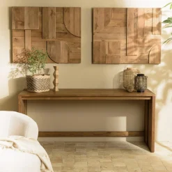 Macabane Décoration murale B formes géométriques en Pin recyclé SANDY Marron Online