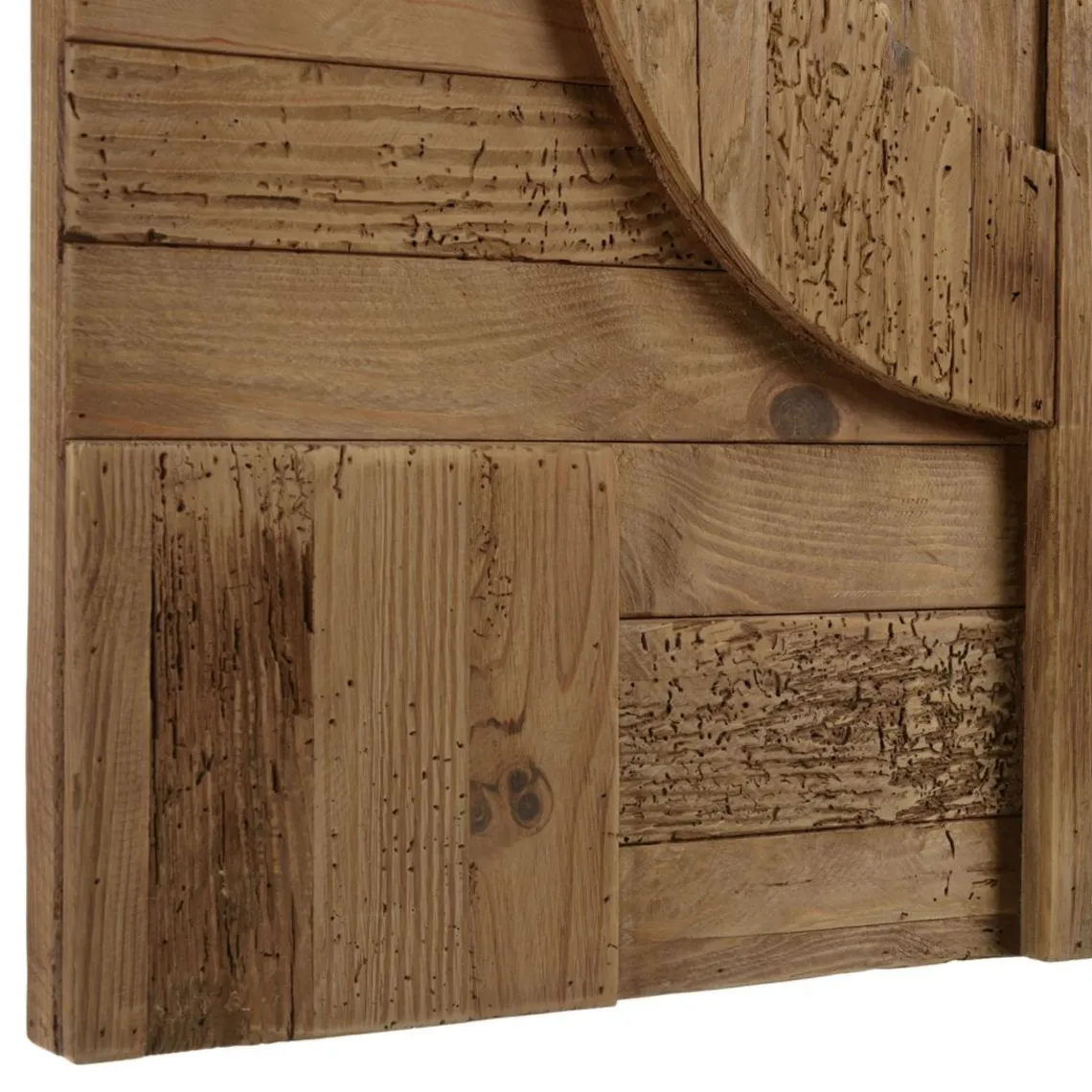 Macabane Décoration murale C formes géométriques en Pin recyclé SANDY Marron Sale