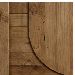 Macabane Décoration murale en pin recyclé formes géométriques SANDY marron