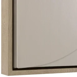 Macabane Décoration murale formes abstraites beiges en relief HOMER Discount