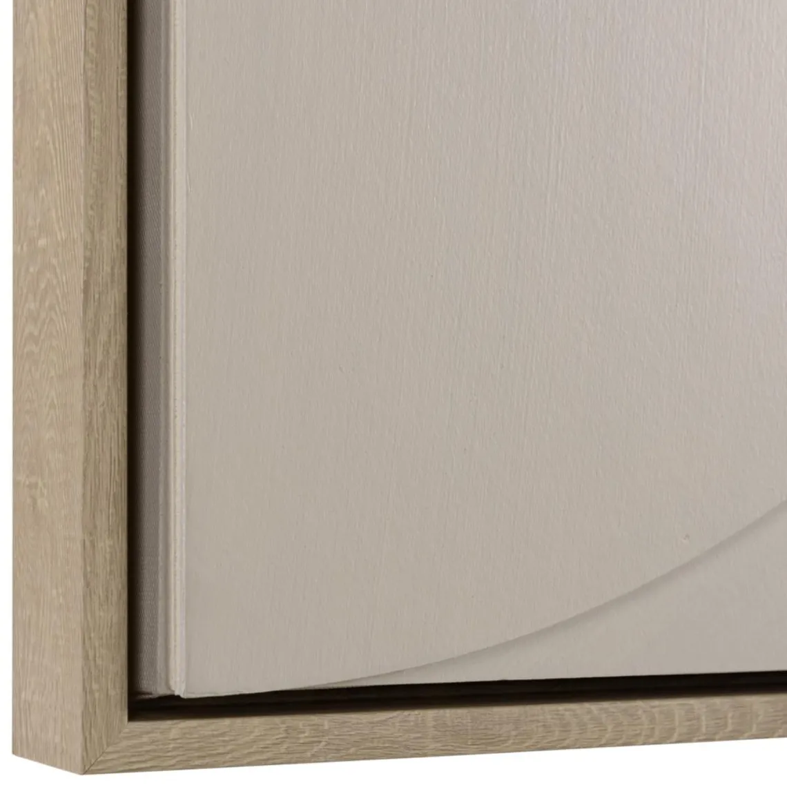 Macabane Décoration murale formes abstraites beiges en relief HOMER Discount