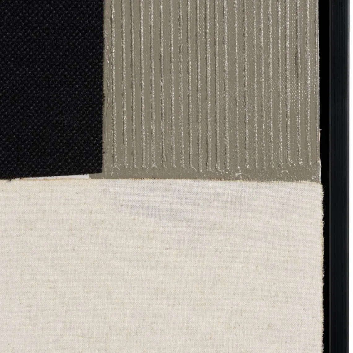 Macabane Décoration murale formes abstraites n°2, cadre noir HOMER Discount