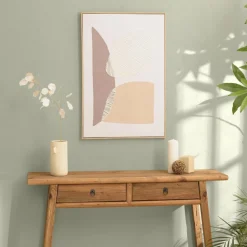 Macabane Décoration murale formes abstraites n°1, cadre naturel HOMER Hot