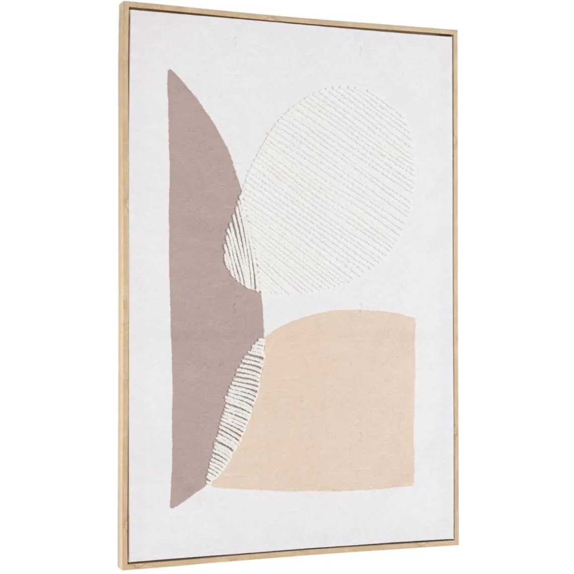 Macabane Décoration murale formes abstraites n°1, cadre naturel HOMER Hot