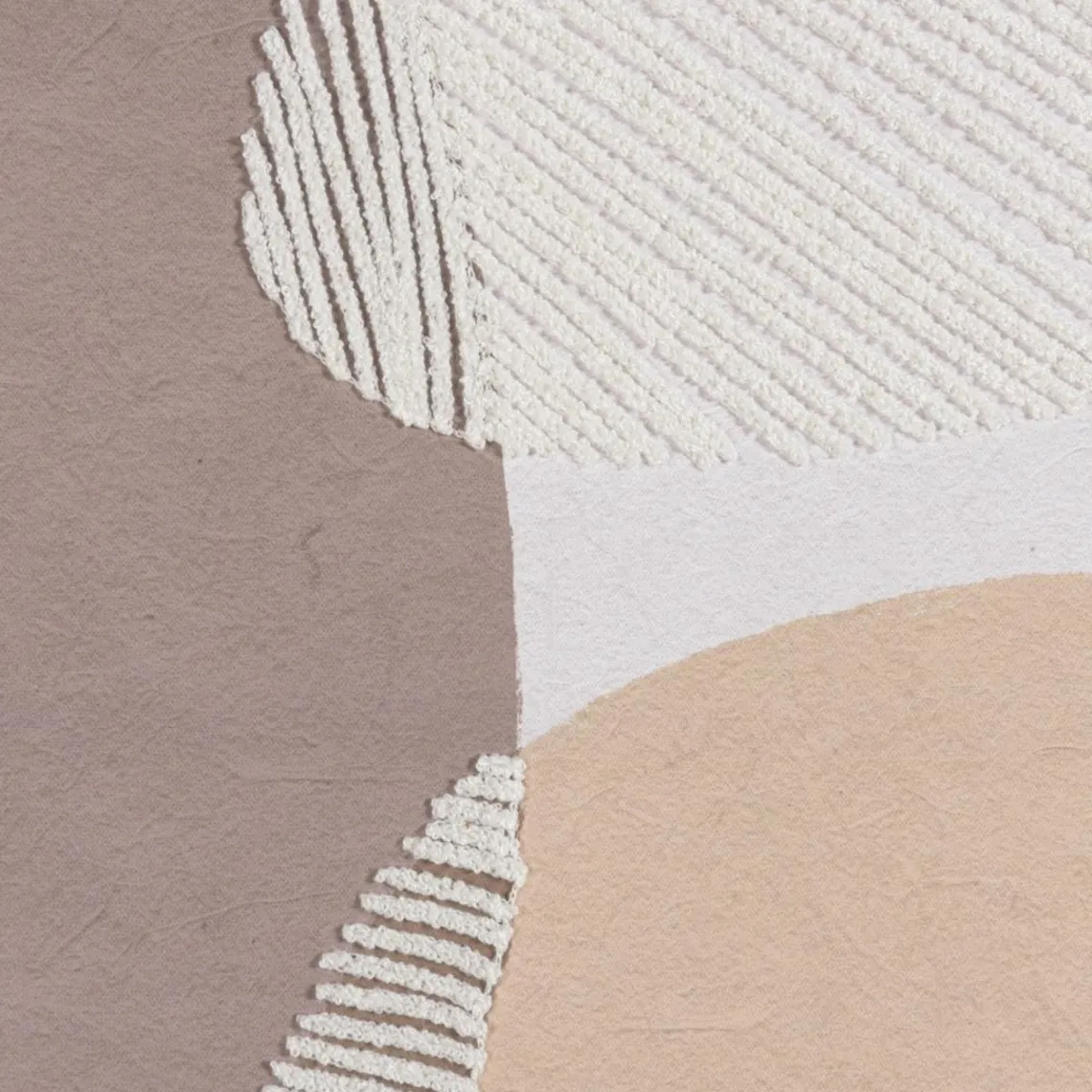 Macabane Décoration murale formes abstraites n°1, cadre naturel HOMER Hot