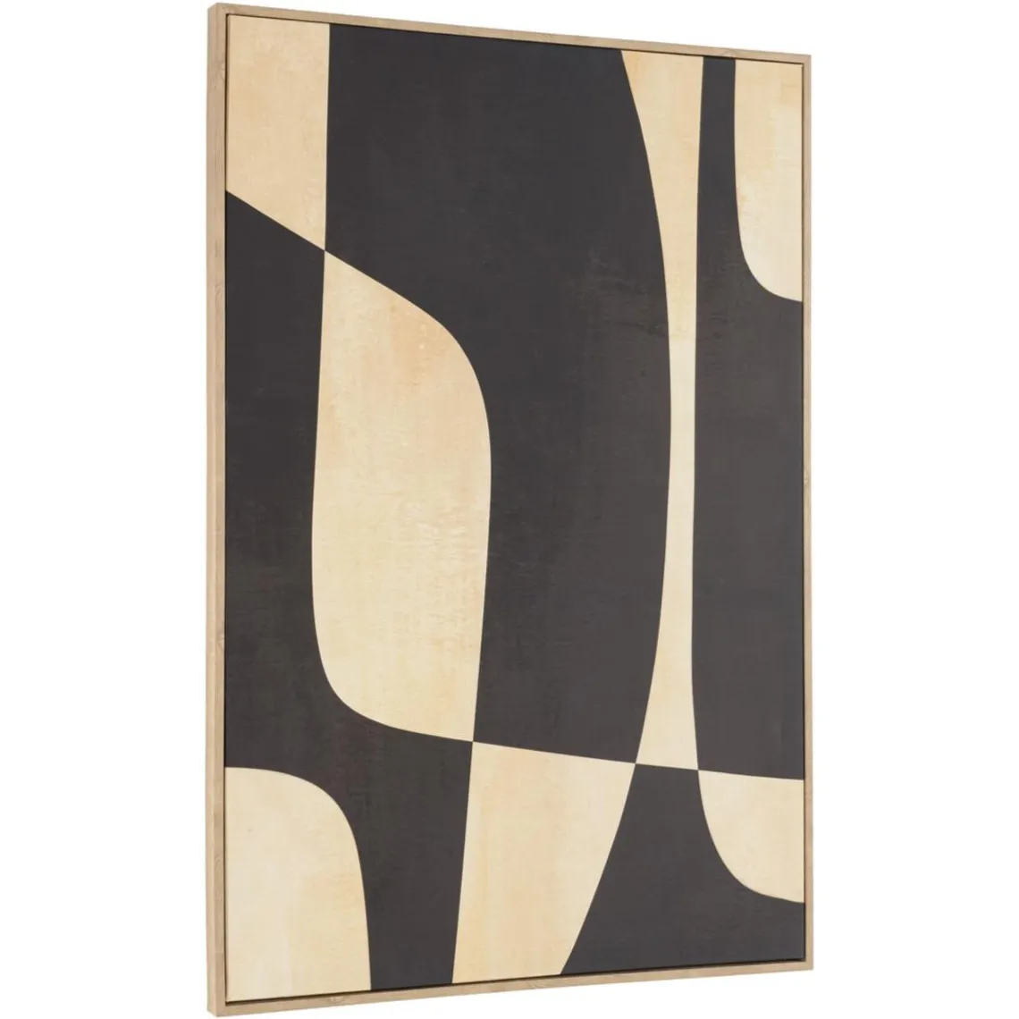 Macabane Décoration murale imprimés abstraits, cadre naturel HOMER New