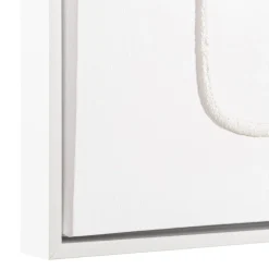 Macabane Décoration murale lignes abstraites n°2, cadre blanc HOMER New