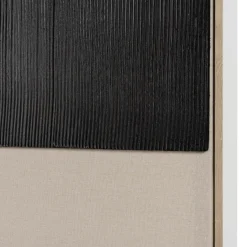 Macabane Décoration murale mix matières, cadre bicolore HOMER Hot