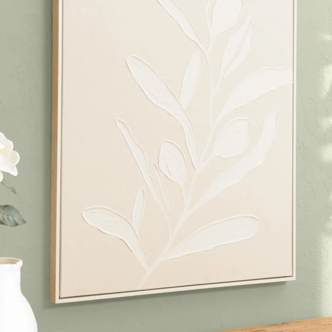 Macabane Décoration murale motifs fleurs n°1, cadre naturel HOMER Best