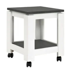 3S. x Home Deserte blanc laqué plateau décor granit