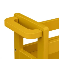 3S. x Home Desserte à roulettes 3 niveaux Jaune Outlet