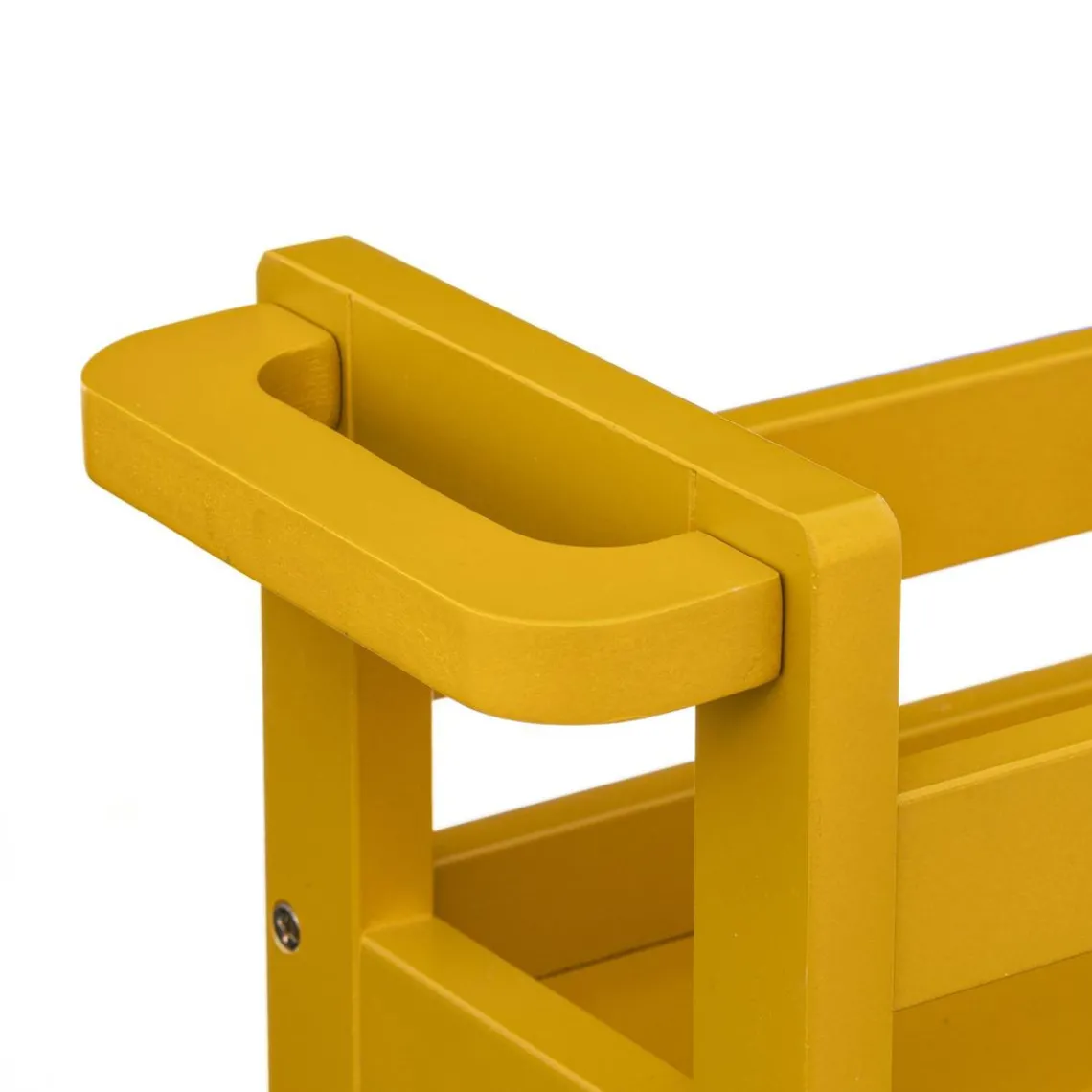3S. x Home Desserte à roulettes 3 niveaux Jaune Outlet