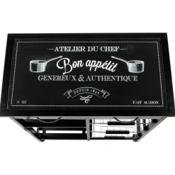 3S. x Home Desserte verre e Gustaf Noir Best