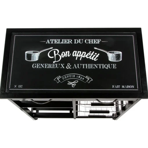 3S. x Home Desserte verre e Gustaf Noir Best